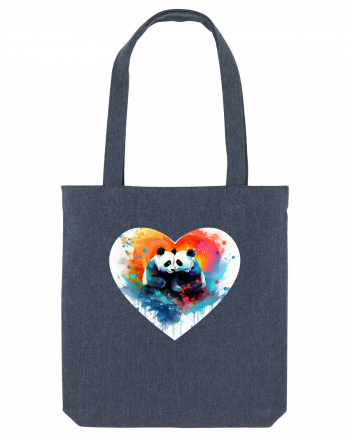 Panda Love Midnight Blue