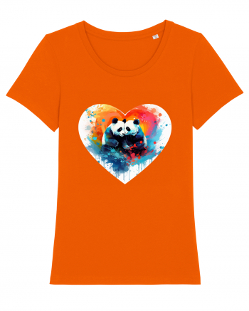 Panda Love Bright Orange