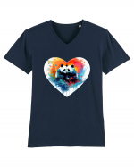 Panda Love Tricou mânecă scurtă guler V Bărbat Presenter