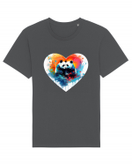 Panda Love Tricou mânecă scurtă Unisex Rocker