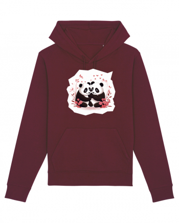 Panda Love Burgundy