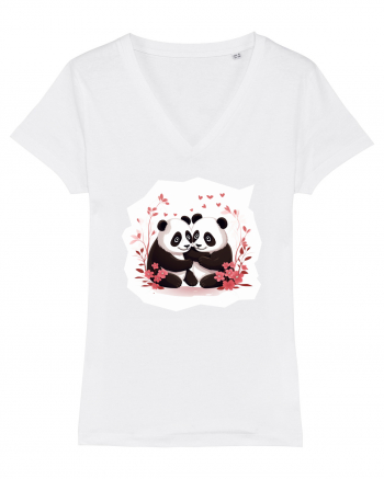 Panda Love White