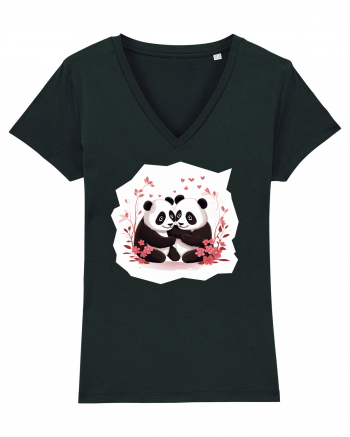 Panda Love Black