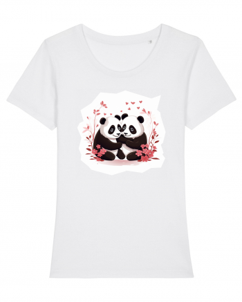 Panda Love White