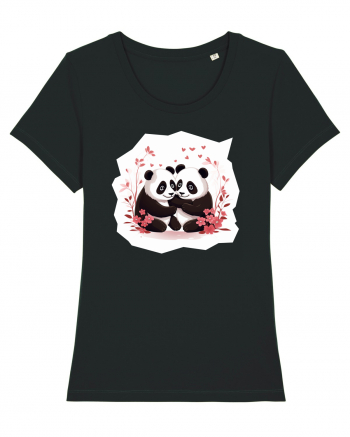 Panda Love Black