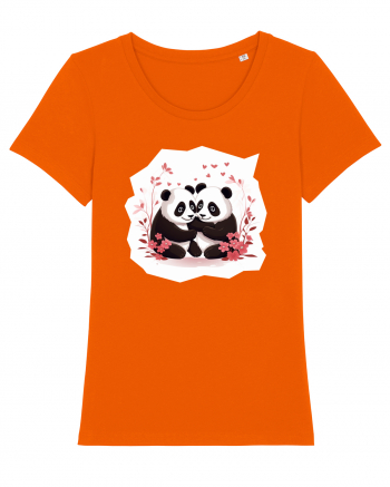 Panda Love Bright Orange