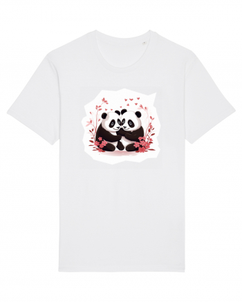 Panda Love White