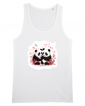 Panda Love White