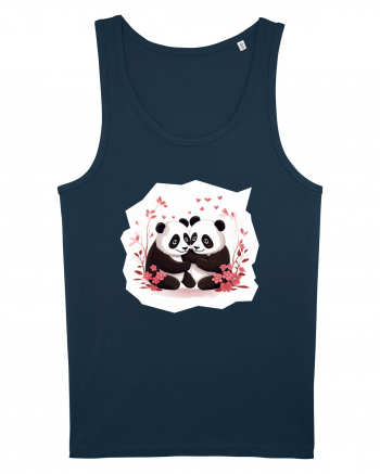 Panda Love Navy