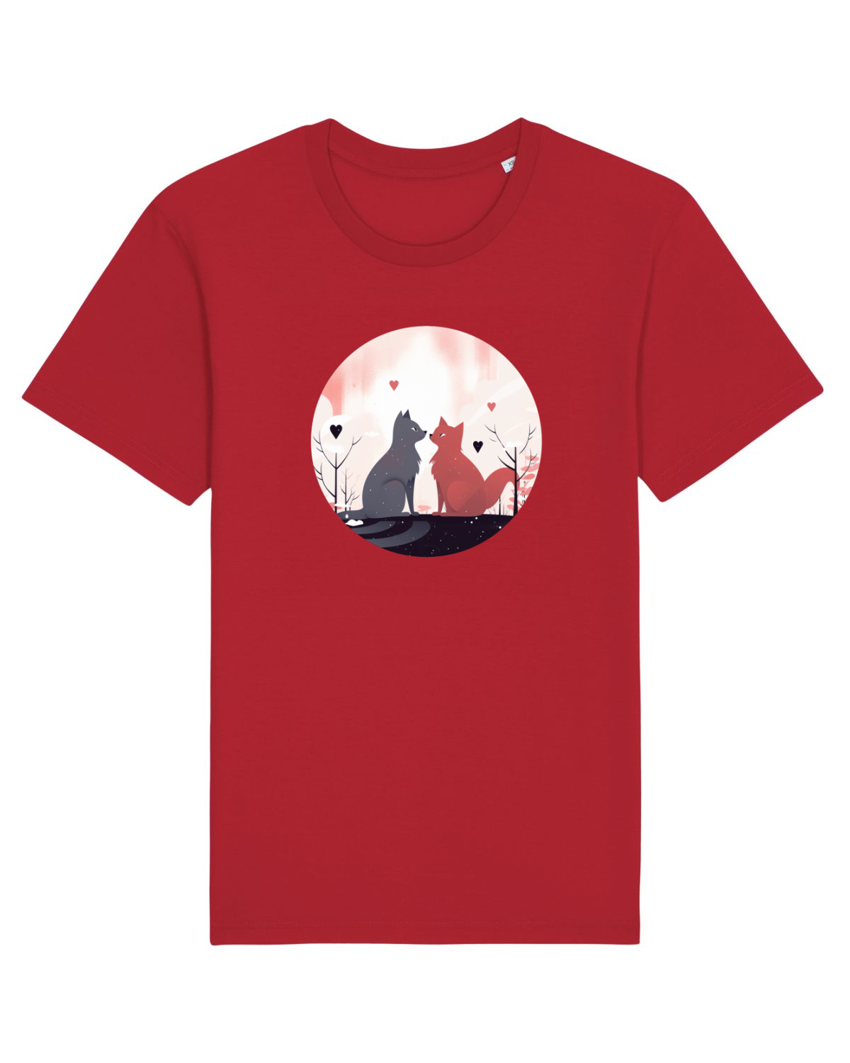 Tricou mânecă scurtă Unisex Rocker Red