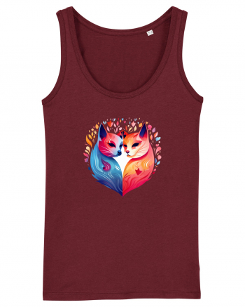 Fox Love Burgundy