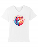 Fox Love Tricou mânecă scurtă guler V Bărbat Presenter