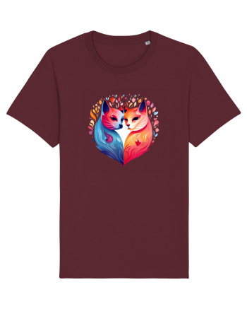 Fox Love Burgundy