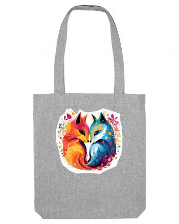 Fox Love Heather Grey