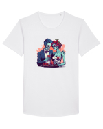  Love is in the air Tricou mânecă scurtă guler larg Bărbat Skater