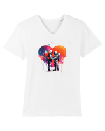  Love is in the air Tricou mânecă scurtă guler V Bărbat Presenter