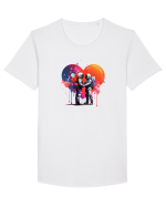  Love is in the air Tricou mânecă scurtă guler larg Bărbat Skater