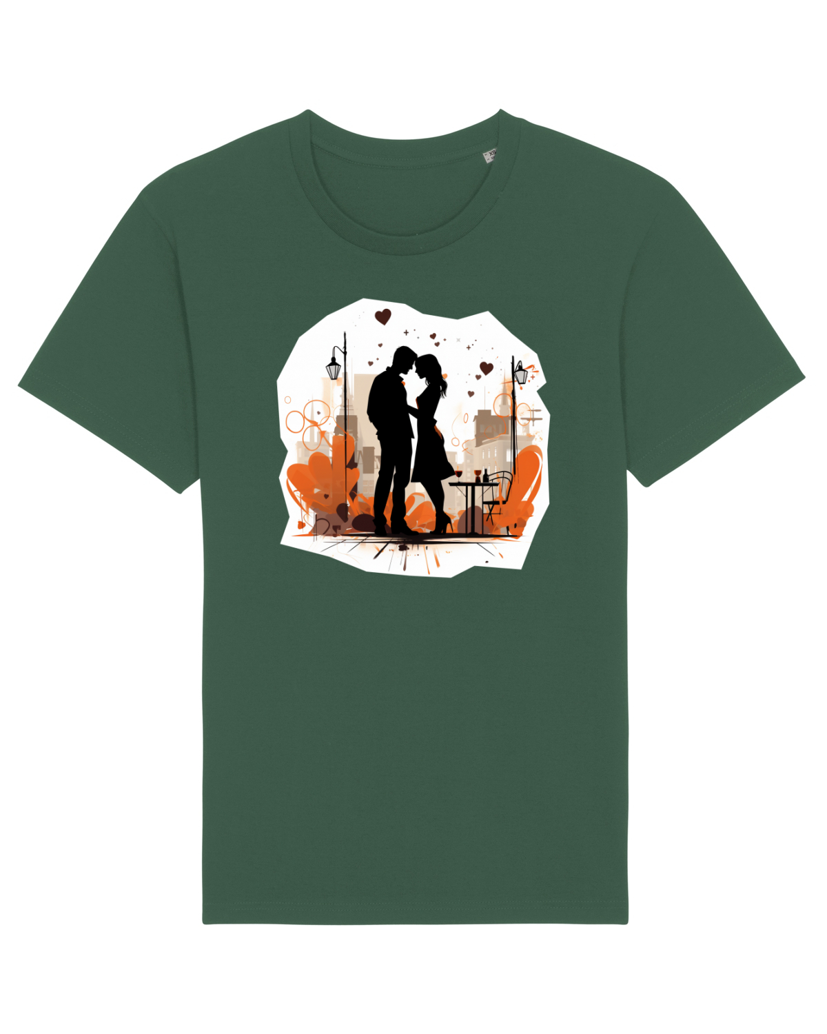 Tricou mânecă scurtă Unisex Rocker Bottle Green