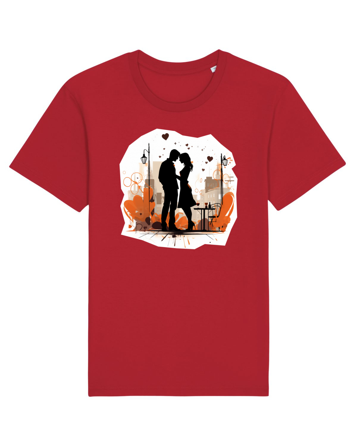 Tricou mânecă scurtă Unisex Rocker Red