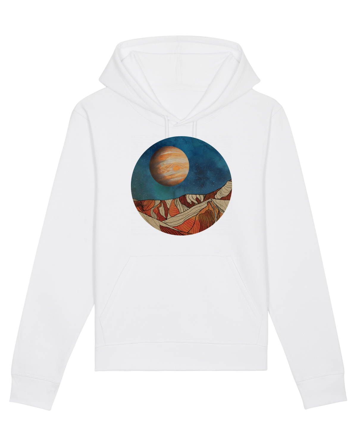 Hanorac Unisex Drummer White