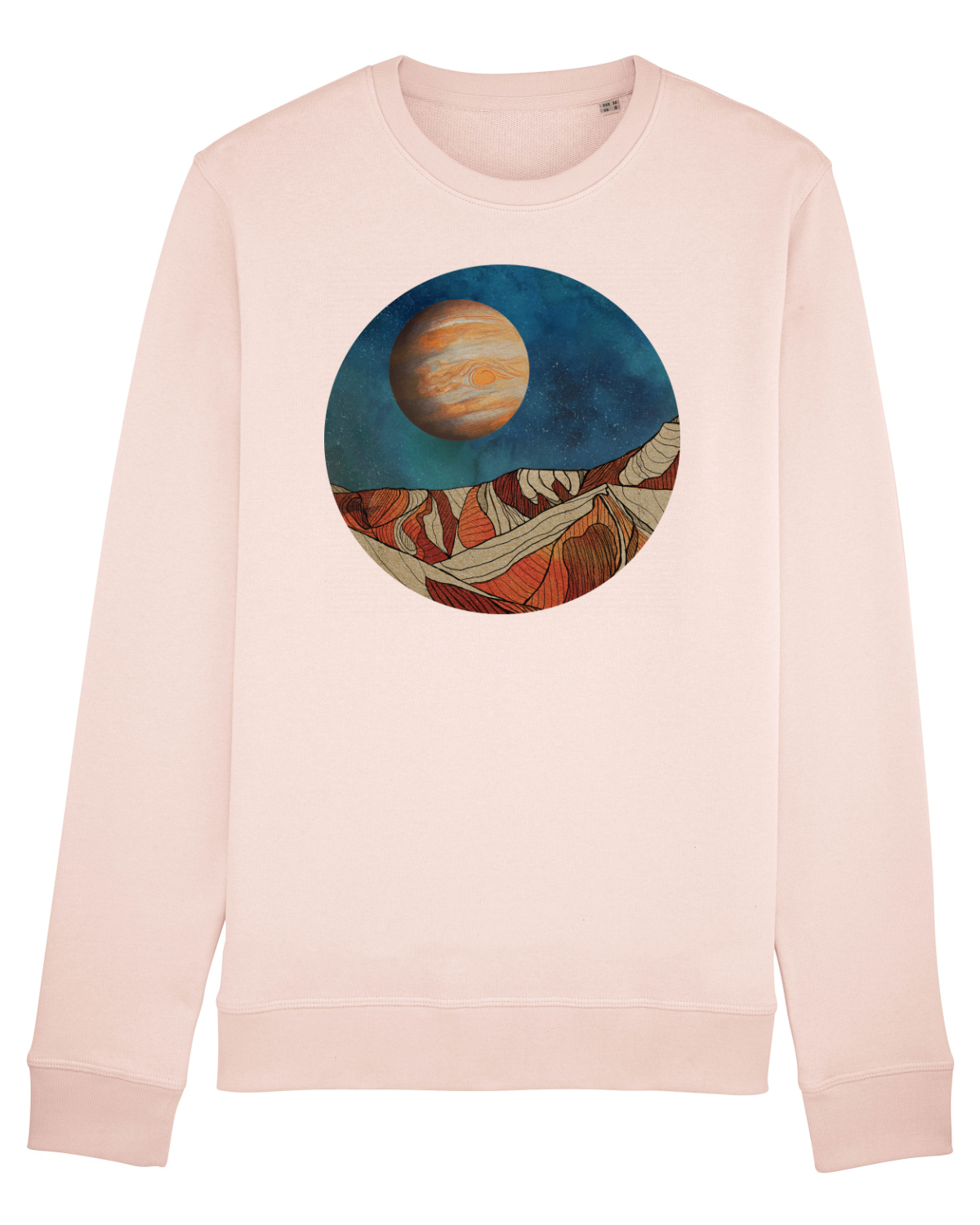 Bluză mânecă lungă Unisex Rise Candy Pink