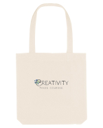 Creativity takes courage. Sacoșă textilă