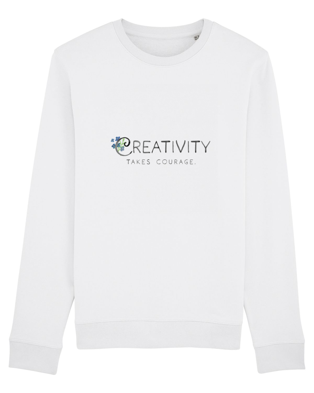 Bluză mânecă lungă Unisex Rise White