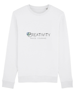 Creativity takes courage. Bluză mânecă lungă Unisex Rise