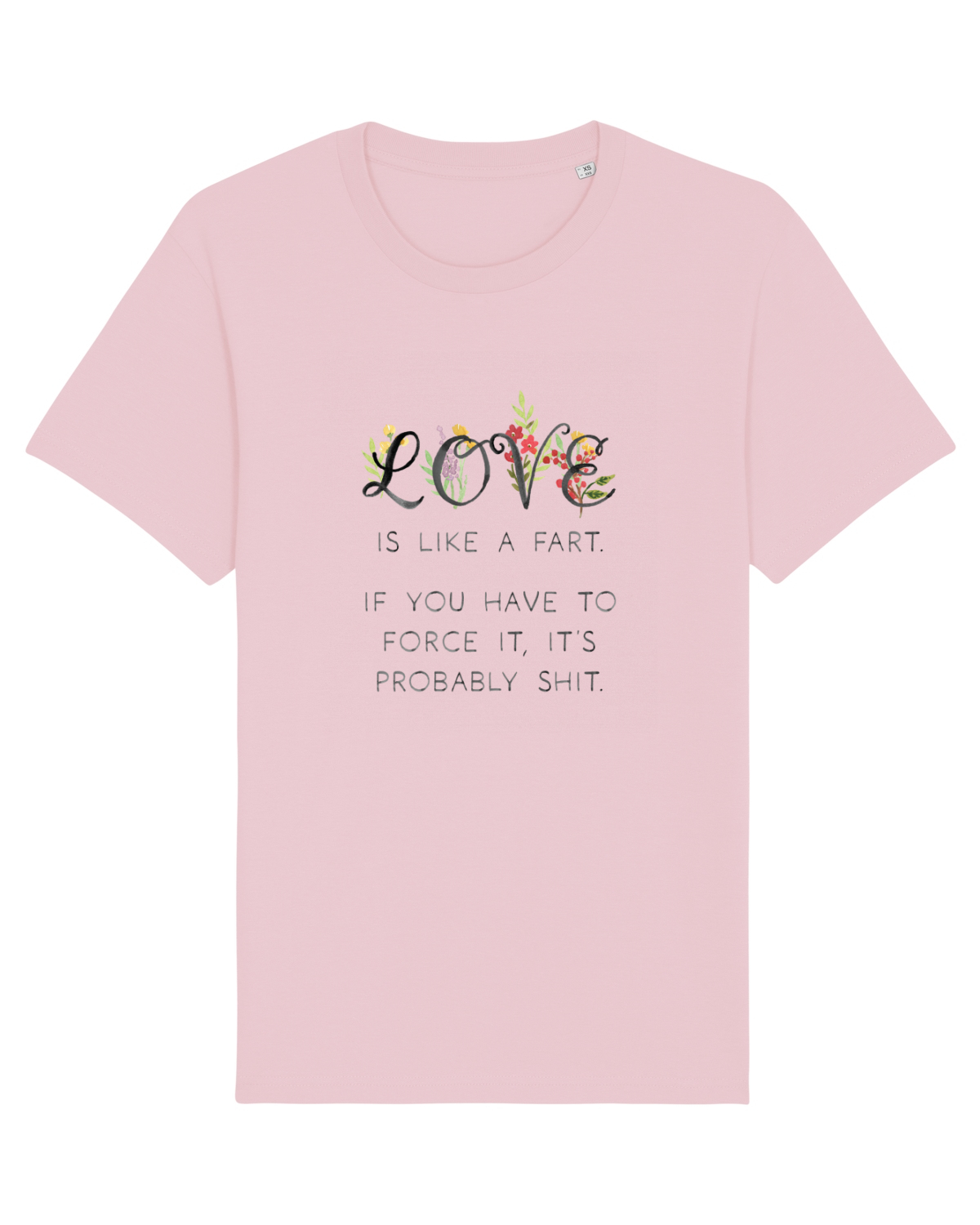 Tricou mânecă scurtă Unisex Rocker Cotton Pink