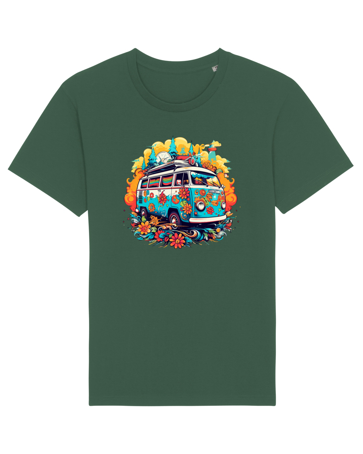 Tricou mânecă scurtă Unisex Rocker Bottle Green