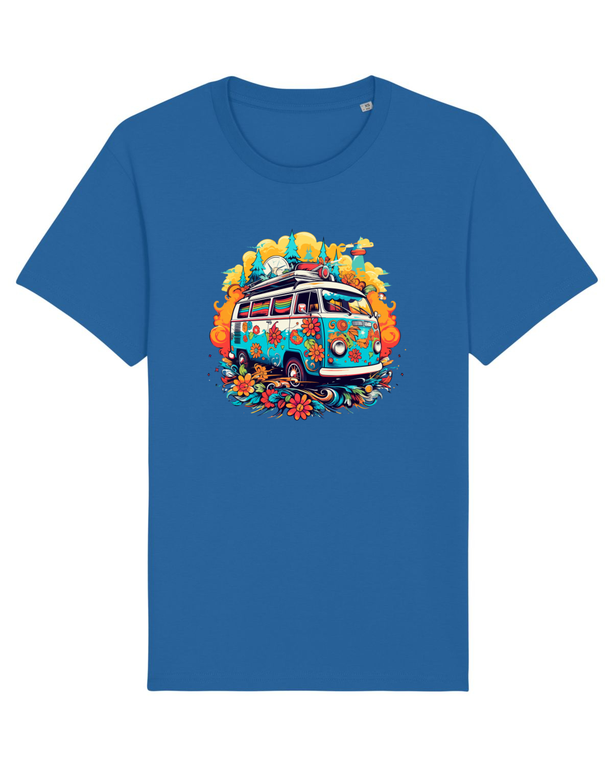 Tricou mânecă scurtă Unisex Rocker Royal Blue