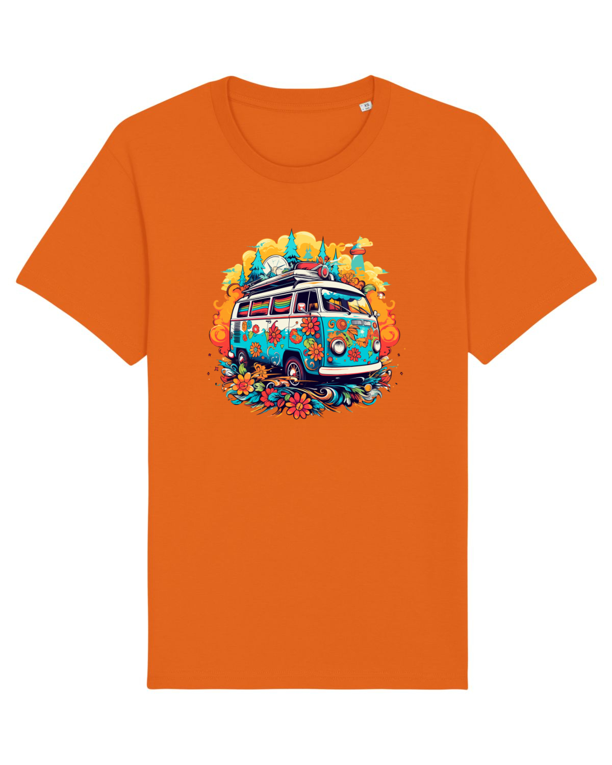 Tricou mânecă scurtă Unisex Rocker Bright Orange
