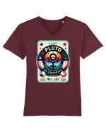 Pluto in the Age of Aquarius Tricou mânecă scurtă guler V Bărbat Presenter