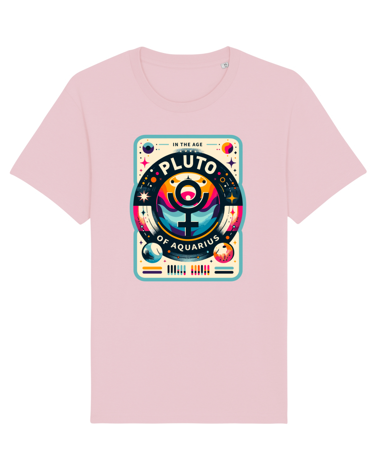 Tricou mânecă scurtă Unisex Rocker Cotton Pink