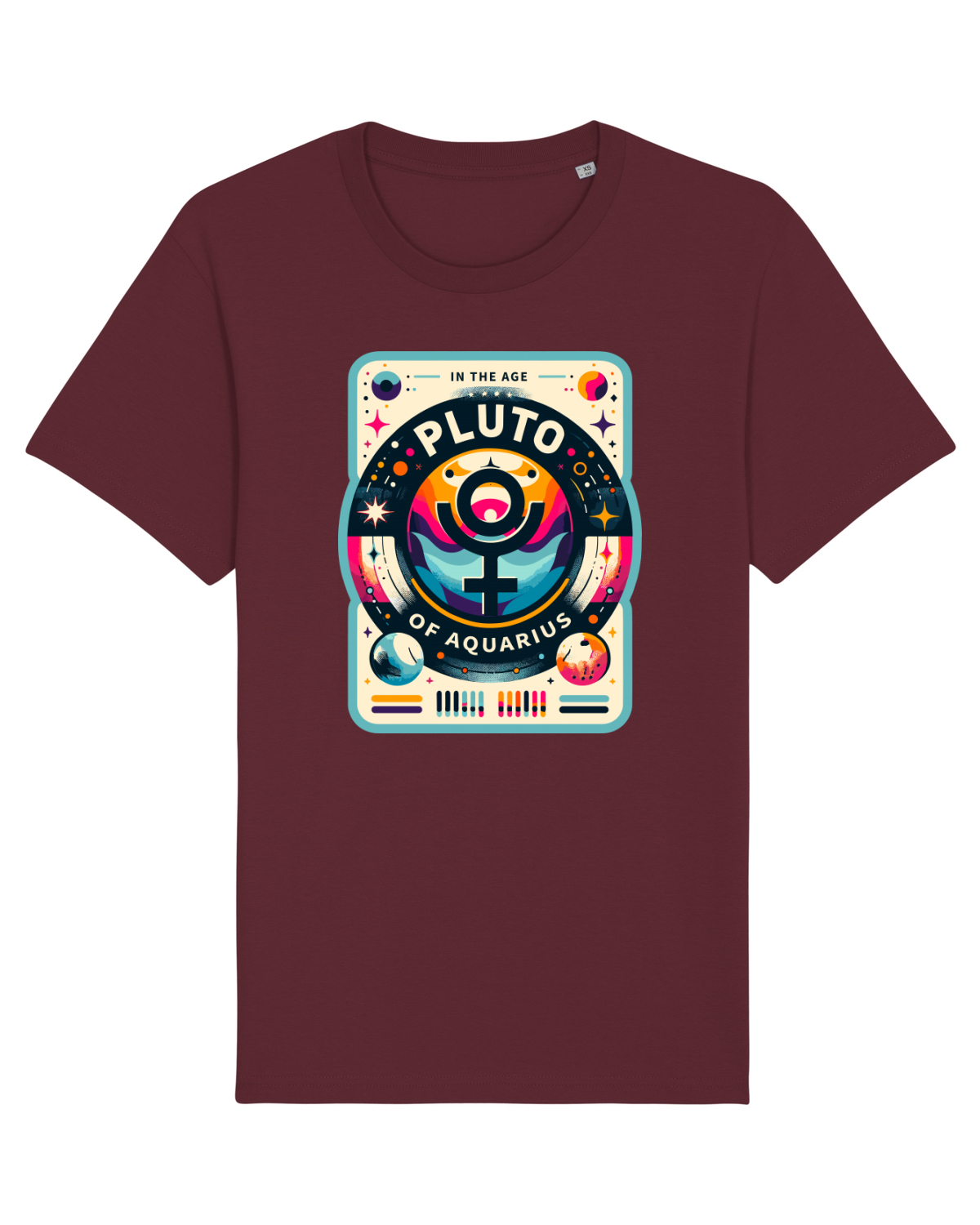 Tricou mânecă scurtă Unisex Rocker Burgundy