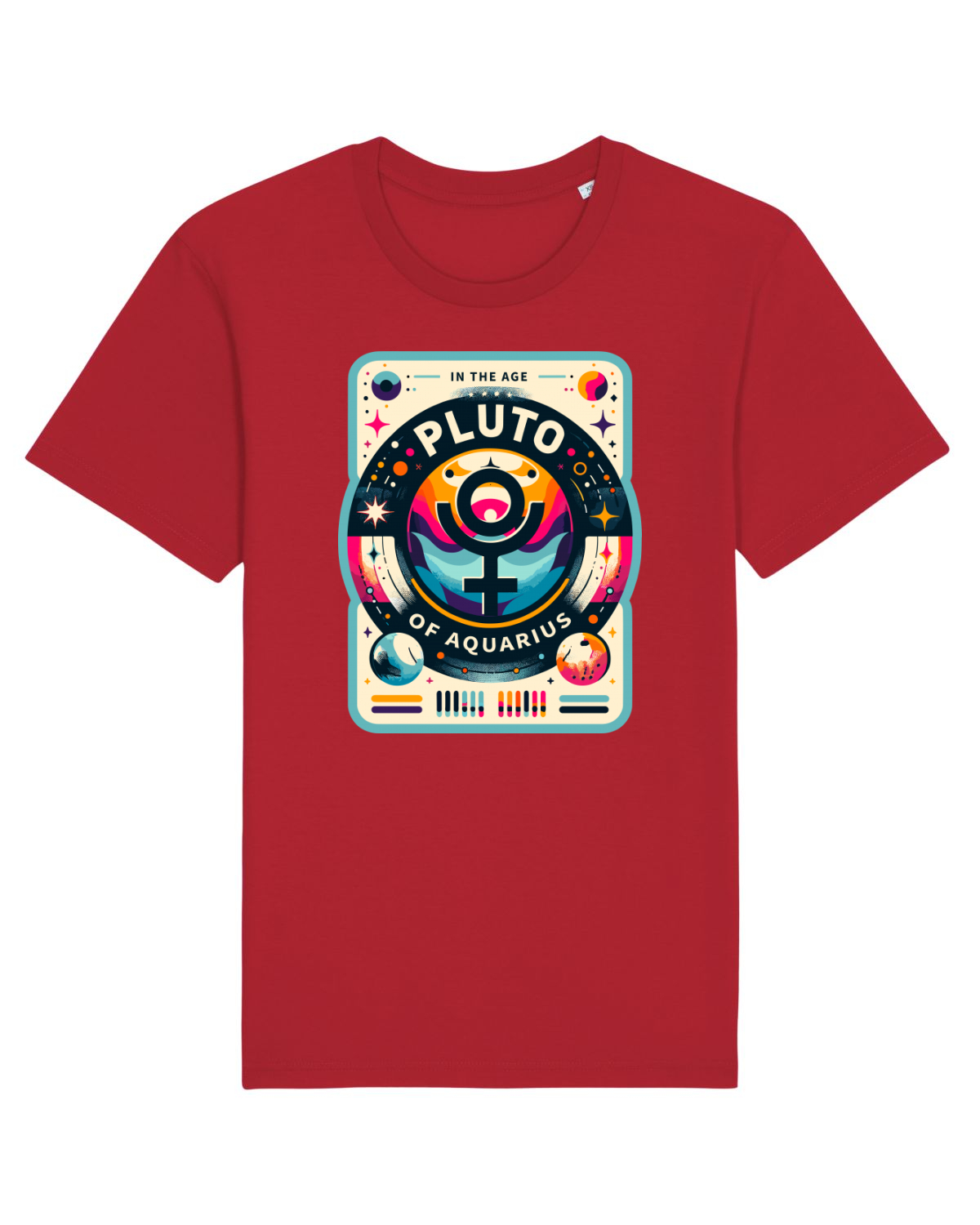 Tricou mânecă scurtă Unisex Rocker Red