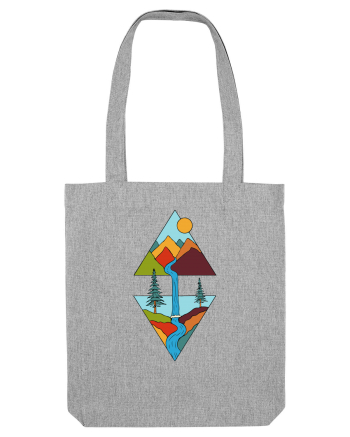 Mountain Waterfall Heather Grey