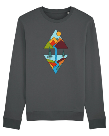 Mountain Waterfall Anthracite