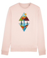 Mountain Waterfall Bluză mânecă lungă Unisex Rise
