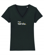 Prea târziu. Tricou mânecă scurtă guler V Damă Evoker