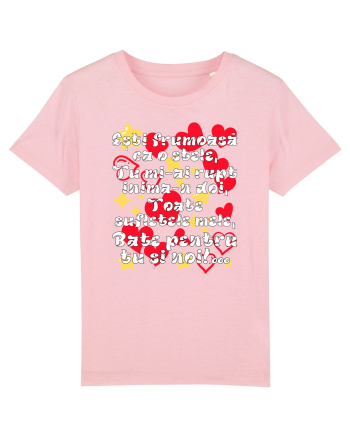 Esti frumoasa ca o stele... (declaratie de dragoste) Cotton Pink