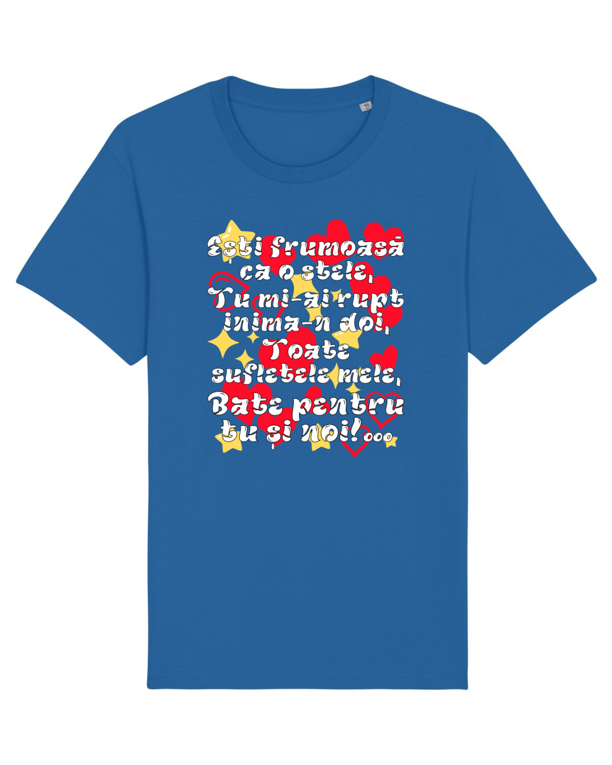 Tricou mânecă scurtă Unisex Rocker Royal Blue