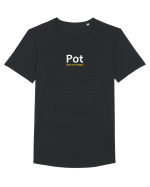 Pot dar nu vreau! Tricou mânecă scurtă guler larg Bărbat Skater