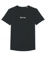 Azi nu. Tricou mânecă scurtă guler larg Bărbat Skater