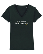 Viii cu viii foștii cu morții Tricou mânecă scurtă guler V Damă Evoker