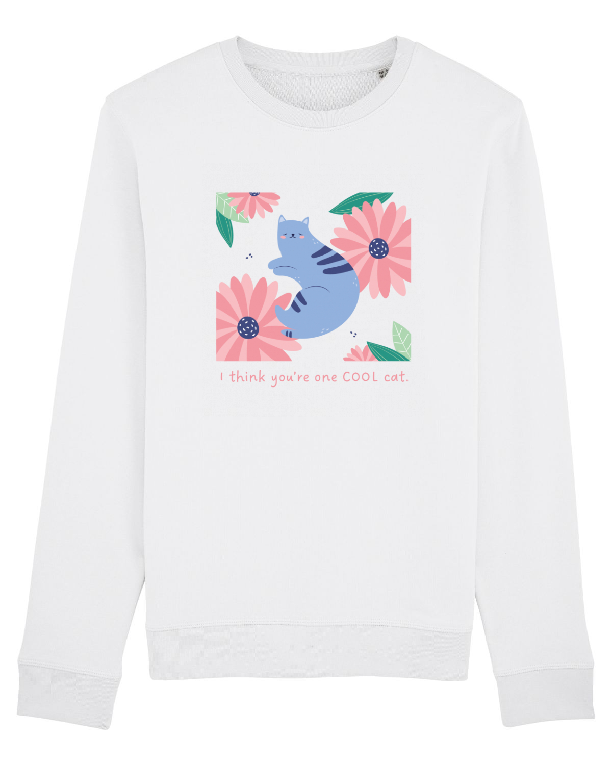 Bluză mânecă lungă Unisex Rise White