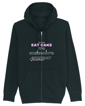 Eat Cake It's Somebody's Birthday Somewhere Black