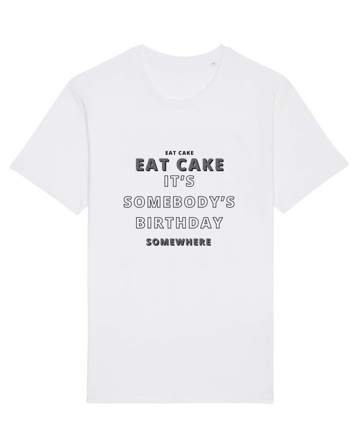 Tricou mânecă scurtă Unisex Rocker White