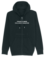 I'm not a mess i'm a spicy disaster Hanorac cu fermoar Unisex Connector