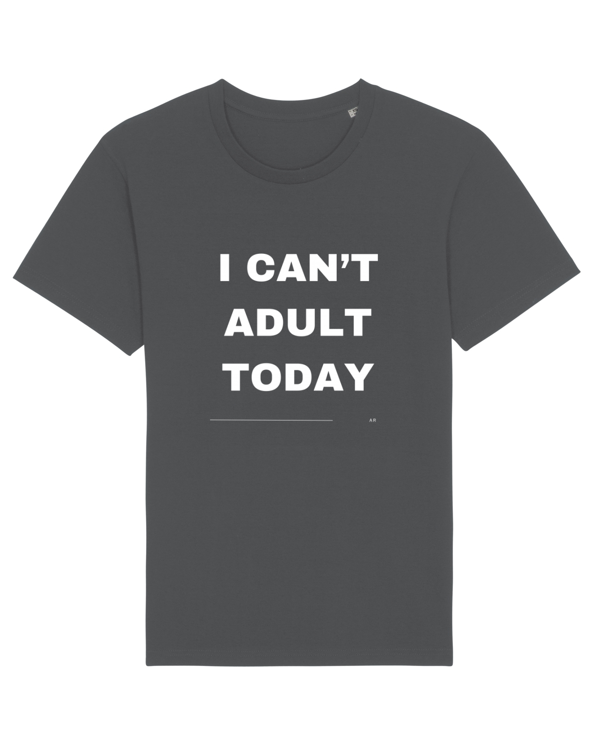 Tricou mânecă scurtă Unisex Rocker Anthracite